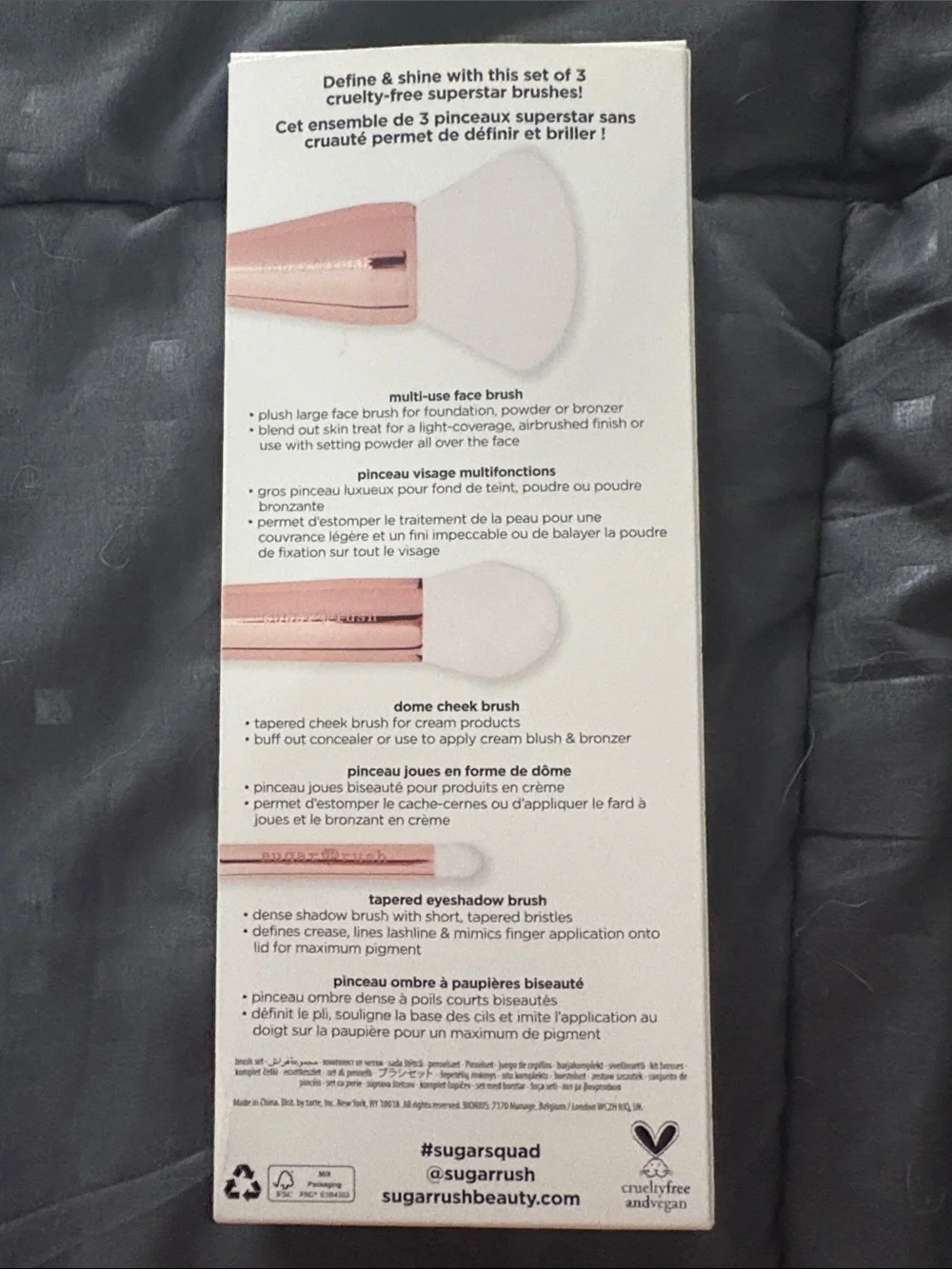 tarte three piece